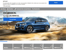 Tablet Screenshot of bmw-tunisia.com